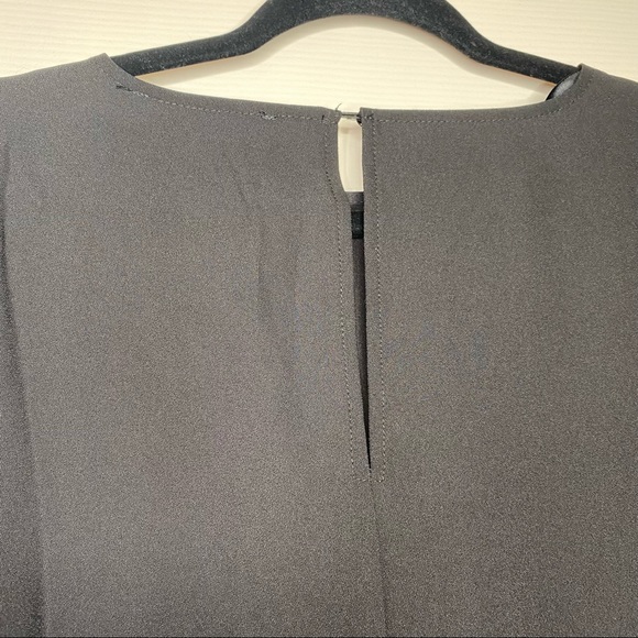 Eloquii Pleated Hem Blouse in Black Size 14 NWT - Picture 10 of 12